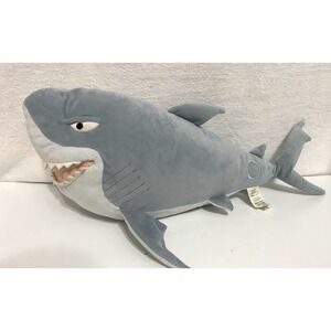 DISNEY STORE FINDING NEMO- BRUCE THE SHARK PLUSH STUFFED TOY 22''- RARE 2012
